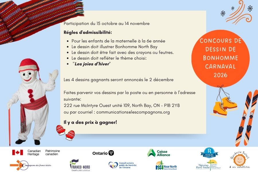 Concours de dessin – Bonhomme Carnaval 2026 !