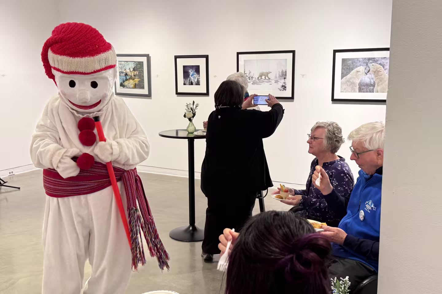 Bonhomme Carnaval à la soirée des arts