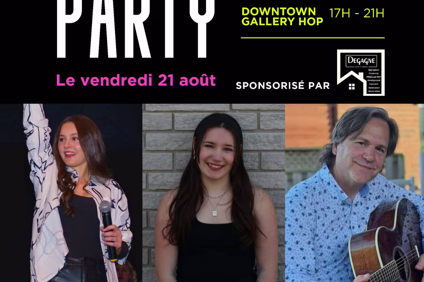 Affiche du spectacle du pré Bay Block Party