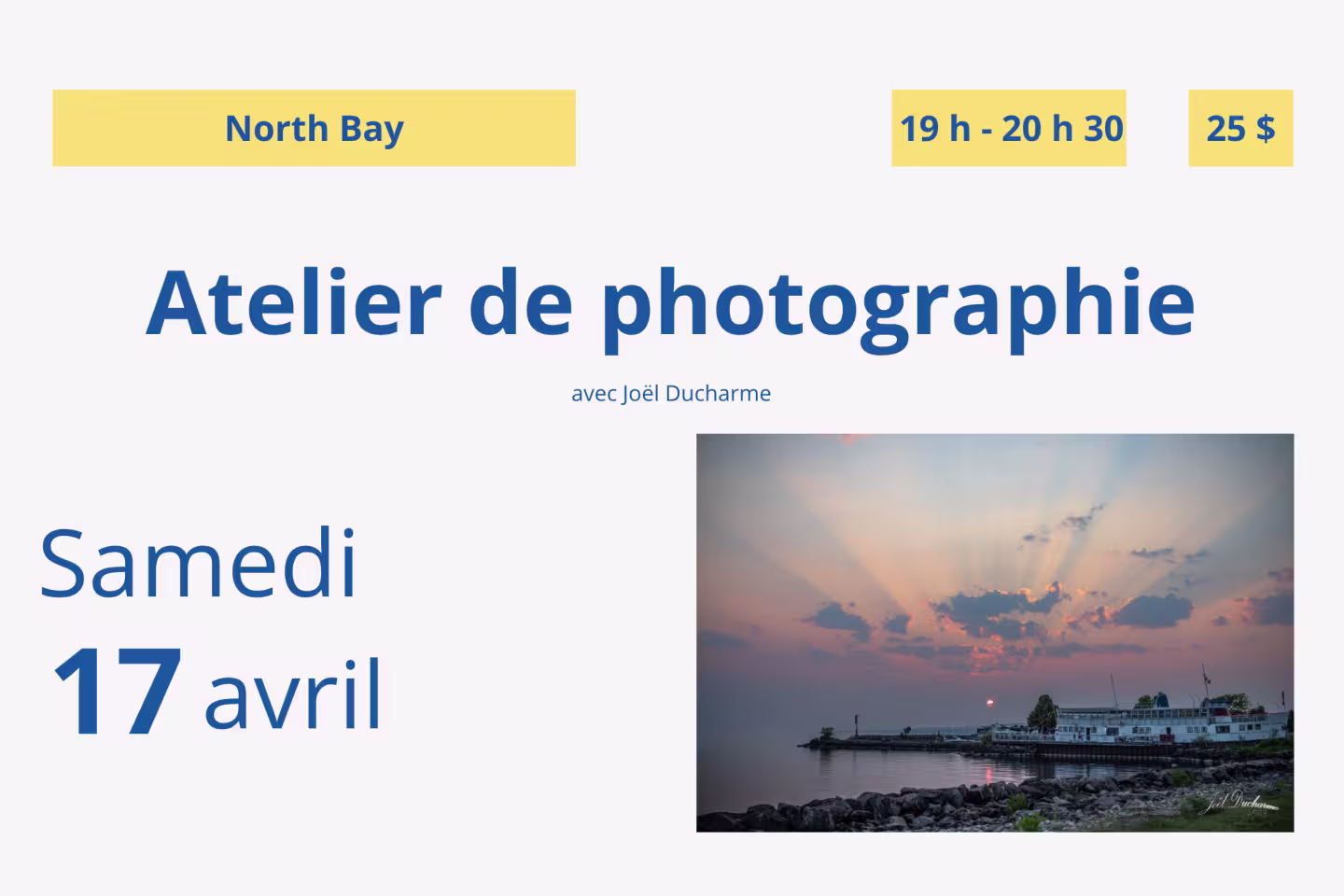 Atelier de photographie