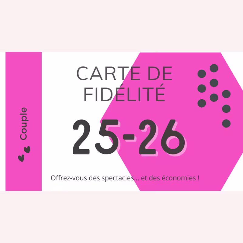 Carte de fidélité - Couple