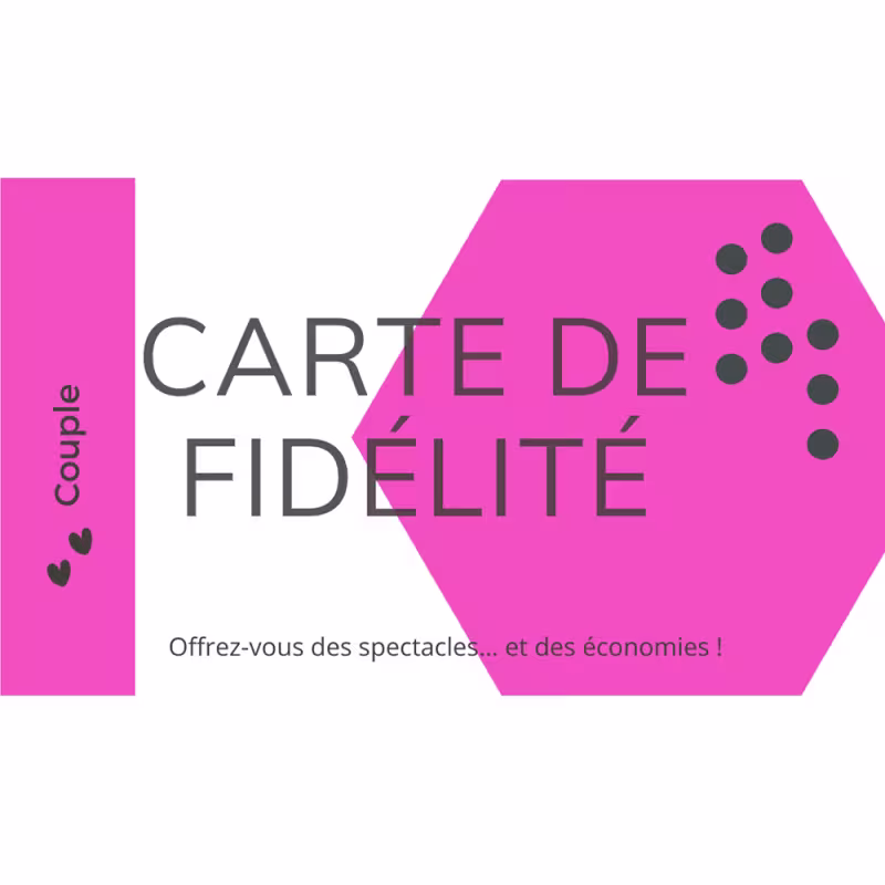 Carte de fidélité Couple