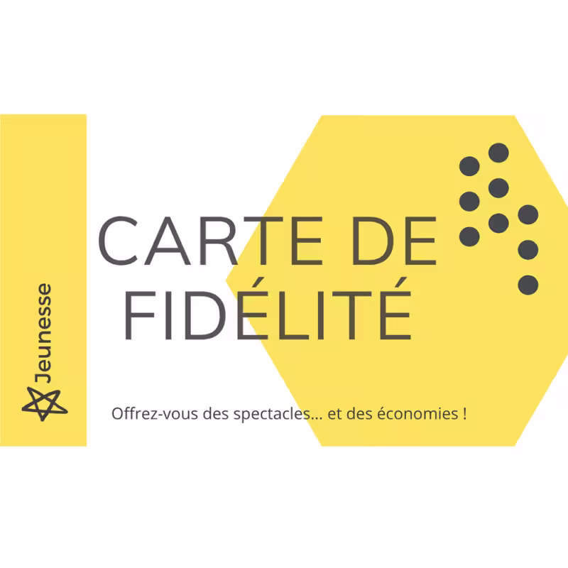 Carte de fidélité Jeunesse