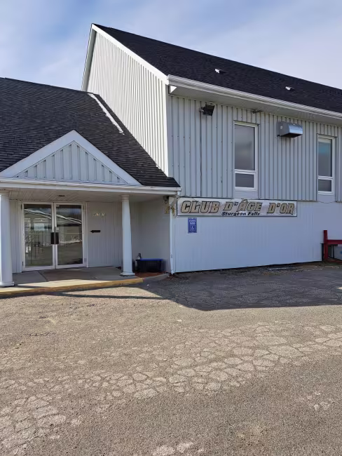 Image de l'édifice du Club d'âge d'or de Sturgeon Falls